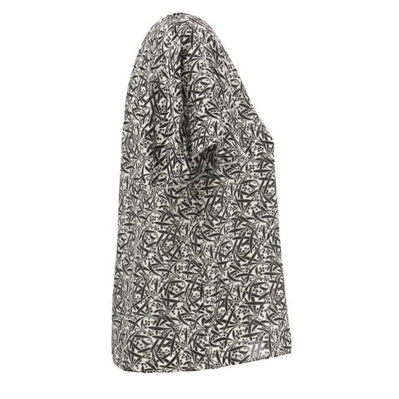 WEEKEND MAX MARA Silk Flutter Sleeve Shirt Blouse Top Neiman Marcus 0 XS $425 - Picture 10 of 11